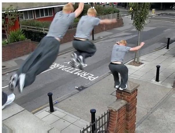 Testa på parkour