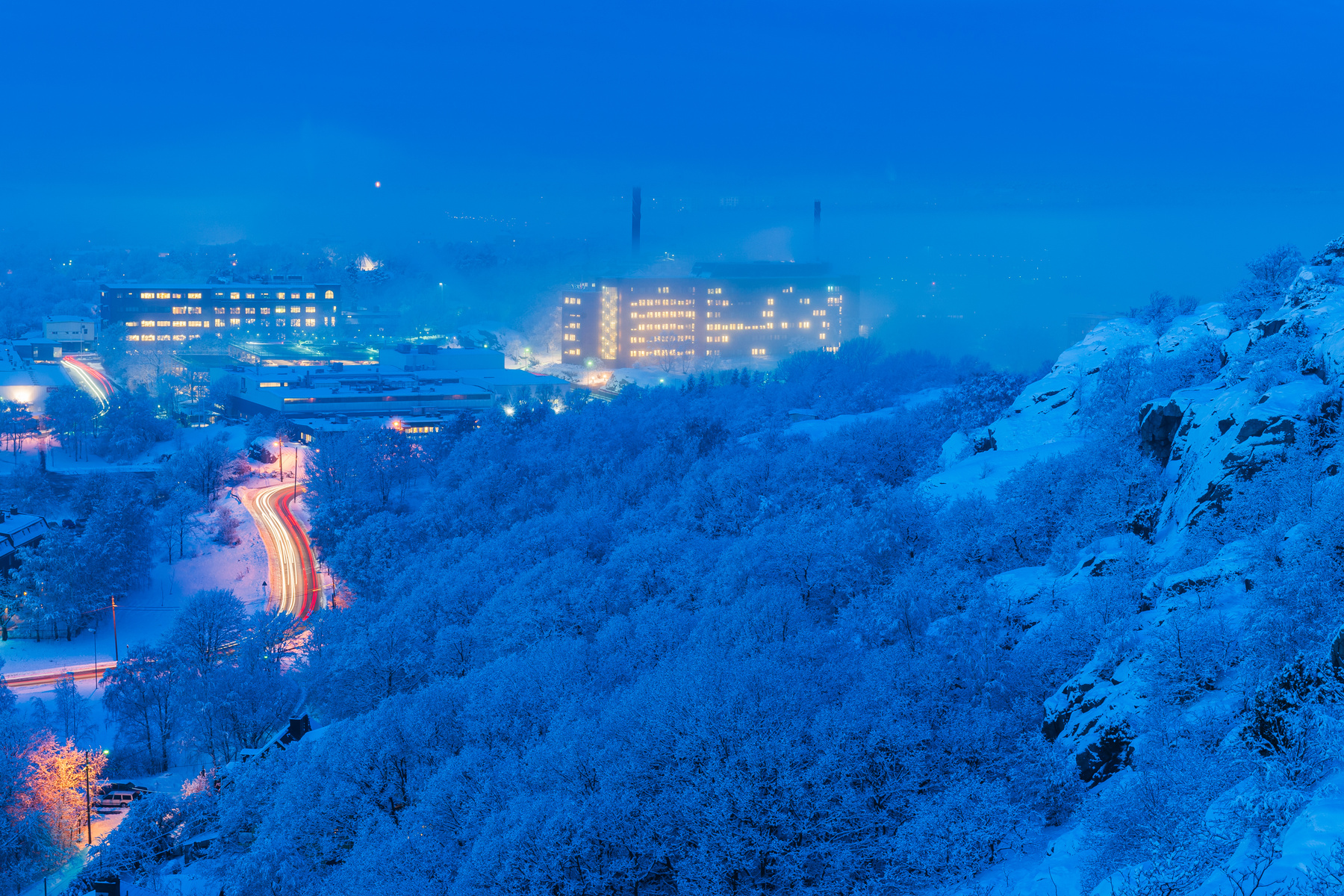 Kura skymning i Gimo